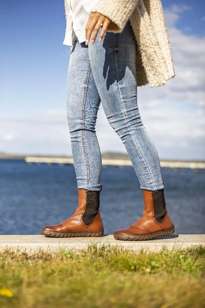 Женские ботинки ZAQQ ELASTIQ Brown (коричневый цвет), фото 17