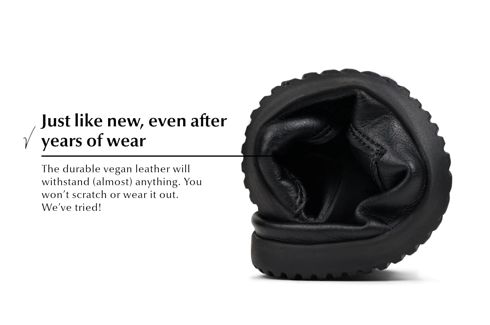 Сапоги Ahinsa Jaya Tall Barefoot — чёрный, фото 5