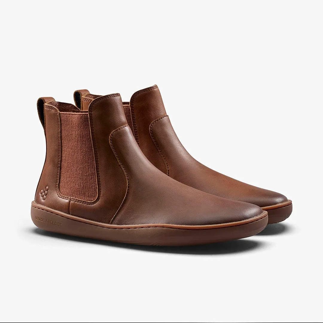 Ботинки Vivobarefoot Sensus Chelsea — мужская модель, тёмно-коричневый, фото 4