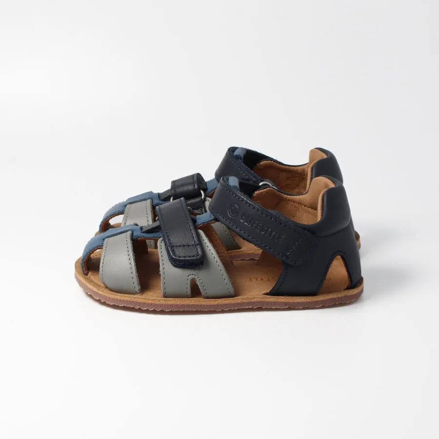 Босоногие сандалии bLIFESTYLE lederschildkrötenSTYLE — тёмно-синий — фото 1 из 6