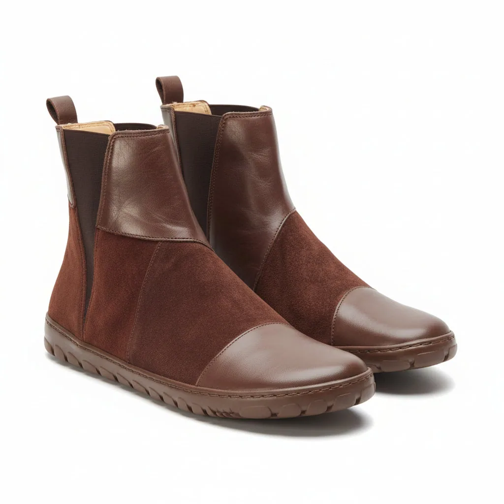 Женские ботинки ZAQQ PETAQ Brown (коричневый цвет) — фото 1 из 12
