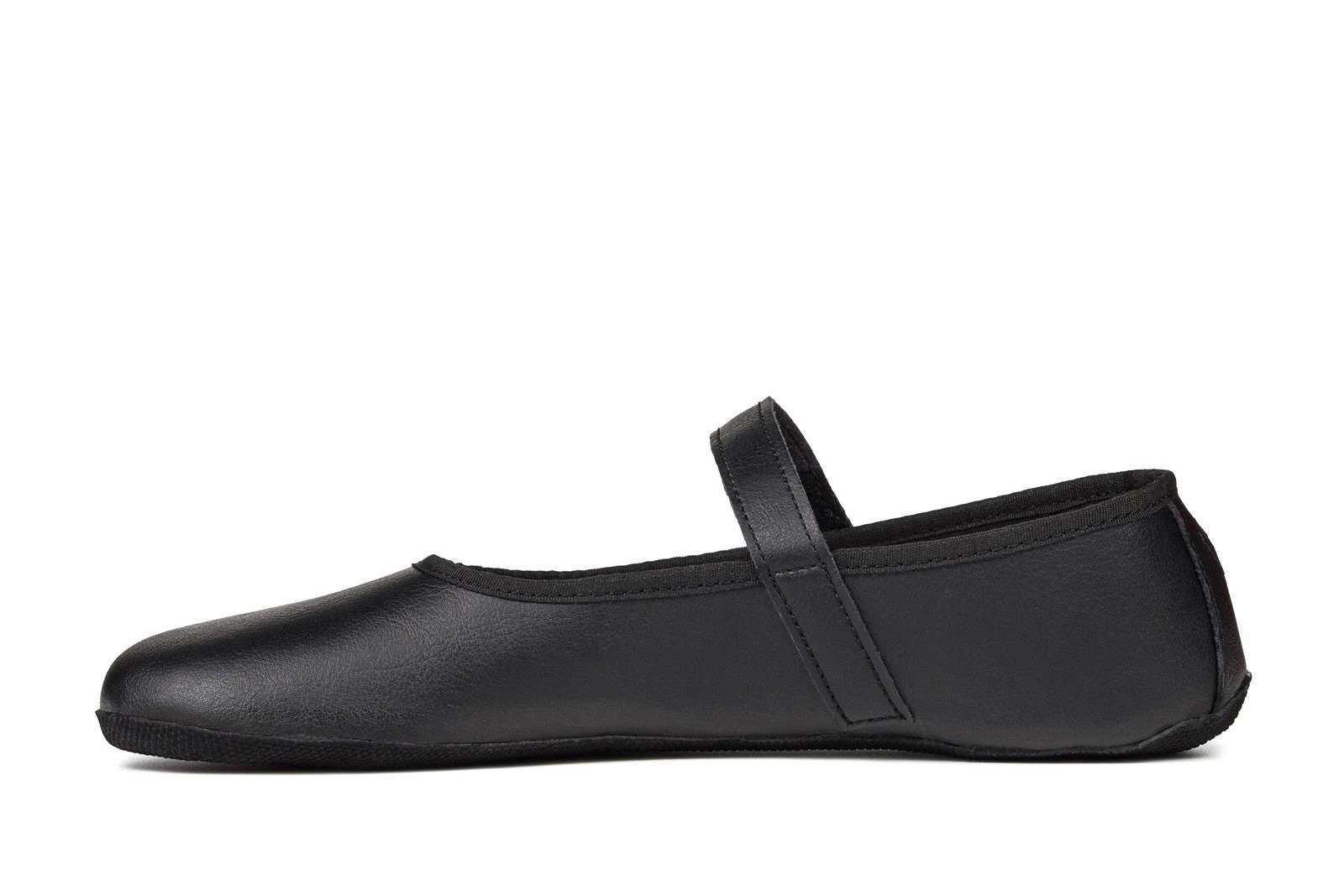 Балетки Ahinsa Ananda Ballet Narrow с ремешком Barefoot — чёрный, фото 4