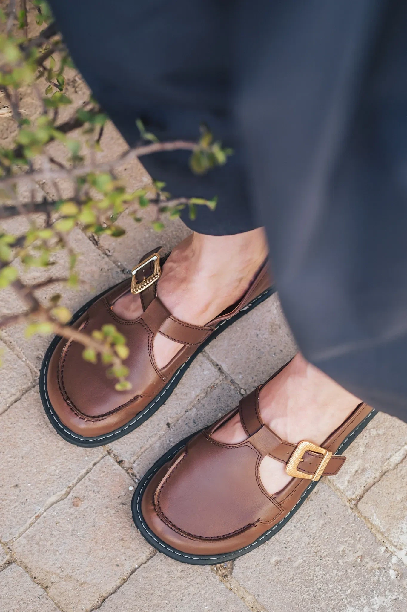 Босоногие туфли Sambas the bambas Gea — какао, фото 3