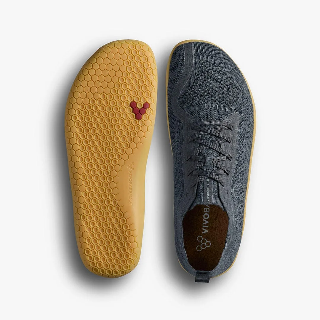 Кроссовки Vivobarefoot Primus Lite Knit Natural — женская модель, чёрный, фото 2