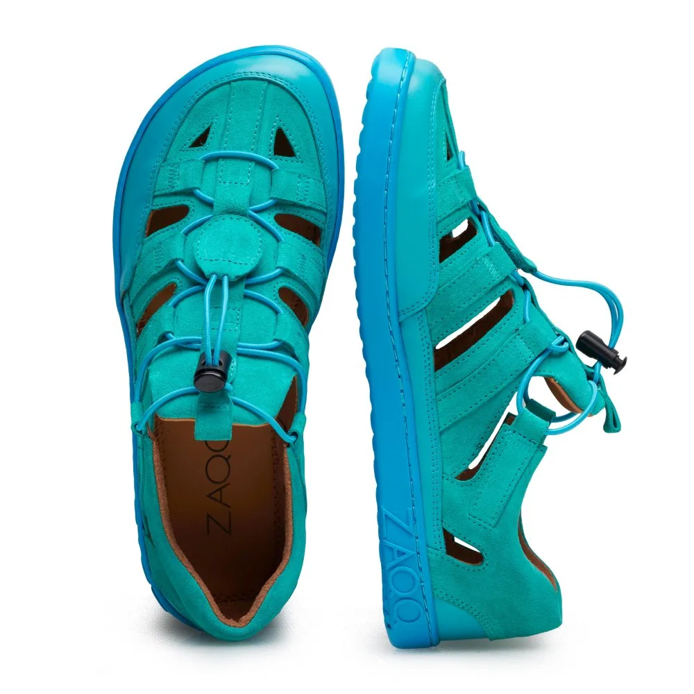 Сандалии для женщин и мужчин ZAQQ QLEAR Turquoise (бирюзовый цвет), фото 3