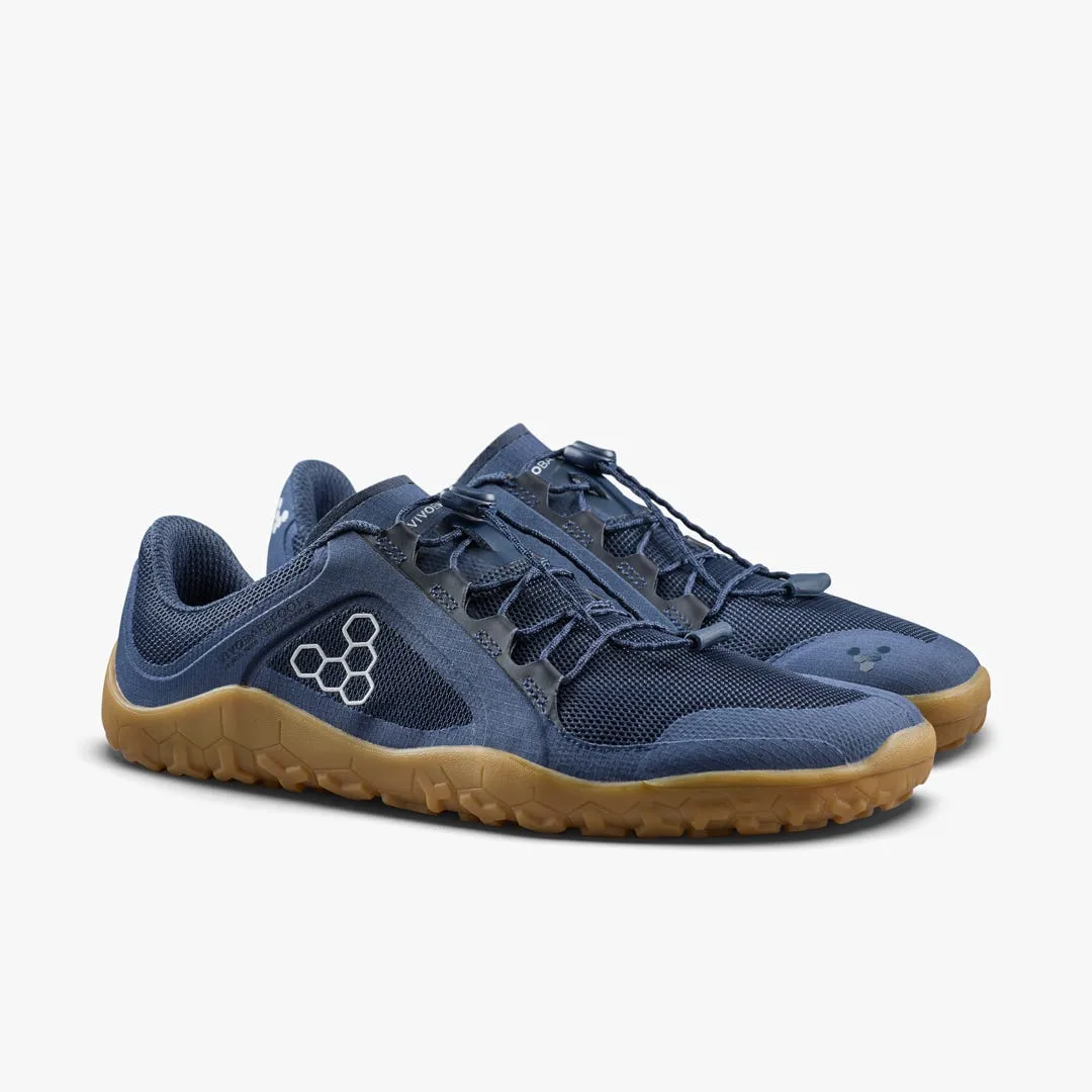 Кроссовки Vivobarefoot Primus Trail FG 3.5 — мужская модель, синий с каучуковой подошвой, фото 4