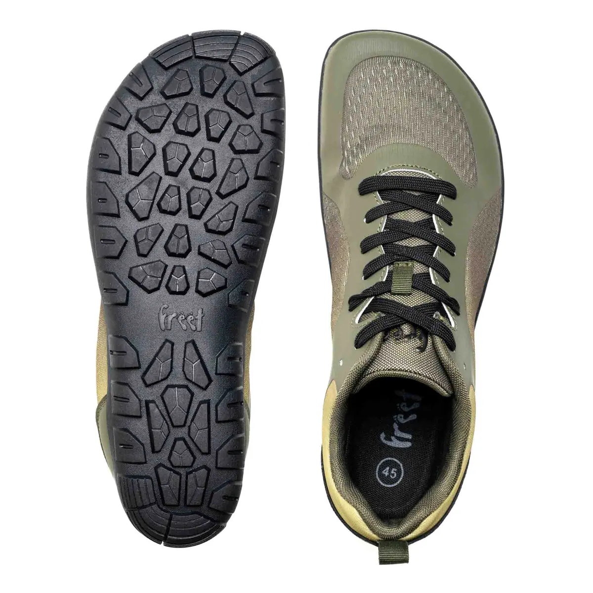 Босоногие кроссовки Freet Feldom 2 — оливковый, фото 2