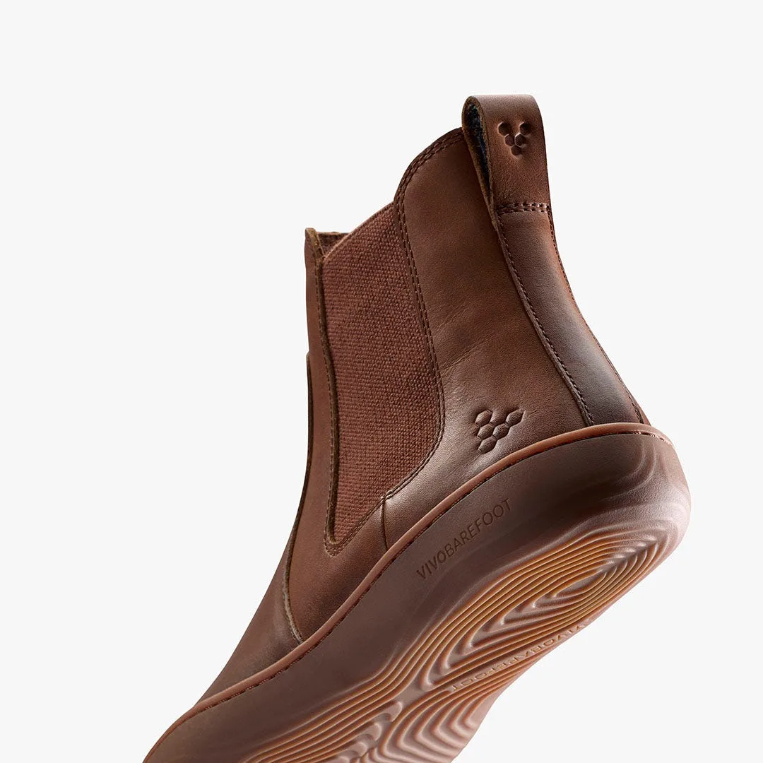 Ботинки Vivobarefoot Sensus Chelsea — мужская модель, тёмно-коричневый, фото 7