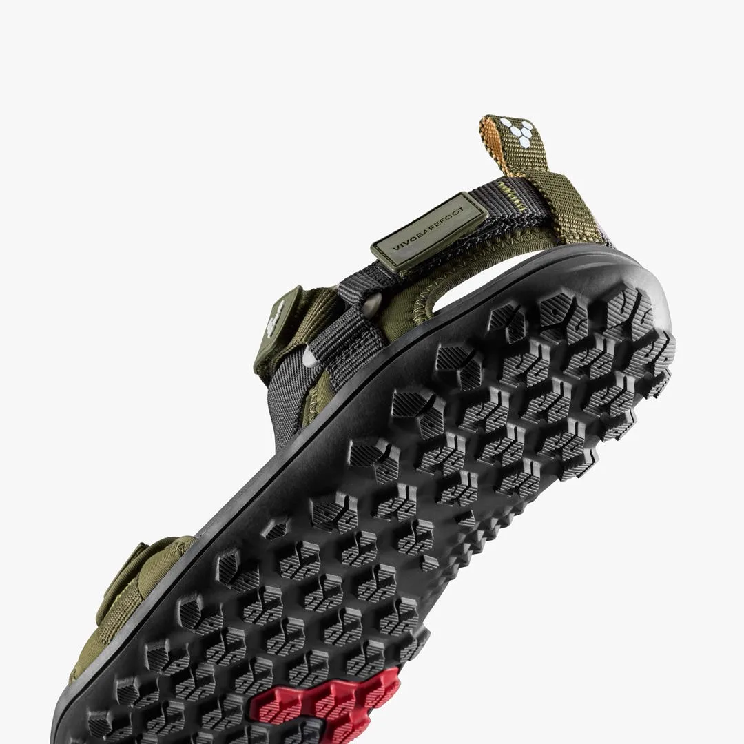 Сандалии Vivobarefoot Tracker Ora Sandal — мужская модель, тёмно-оливковый, фото 7