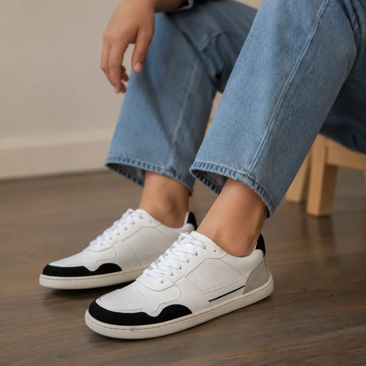 Кроссовки Roots Courtline — чёрные, фото 4