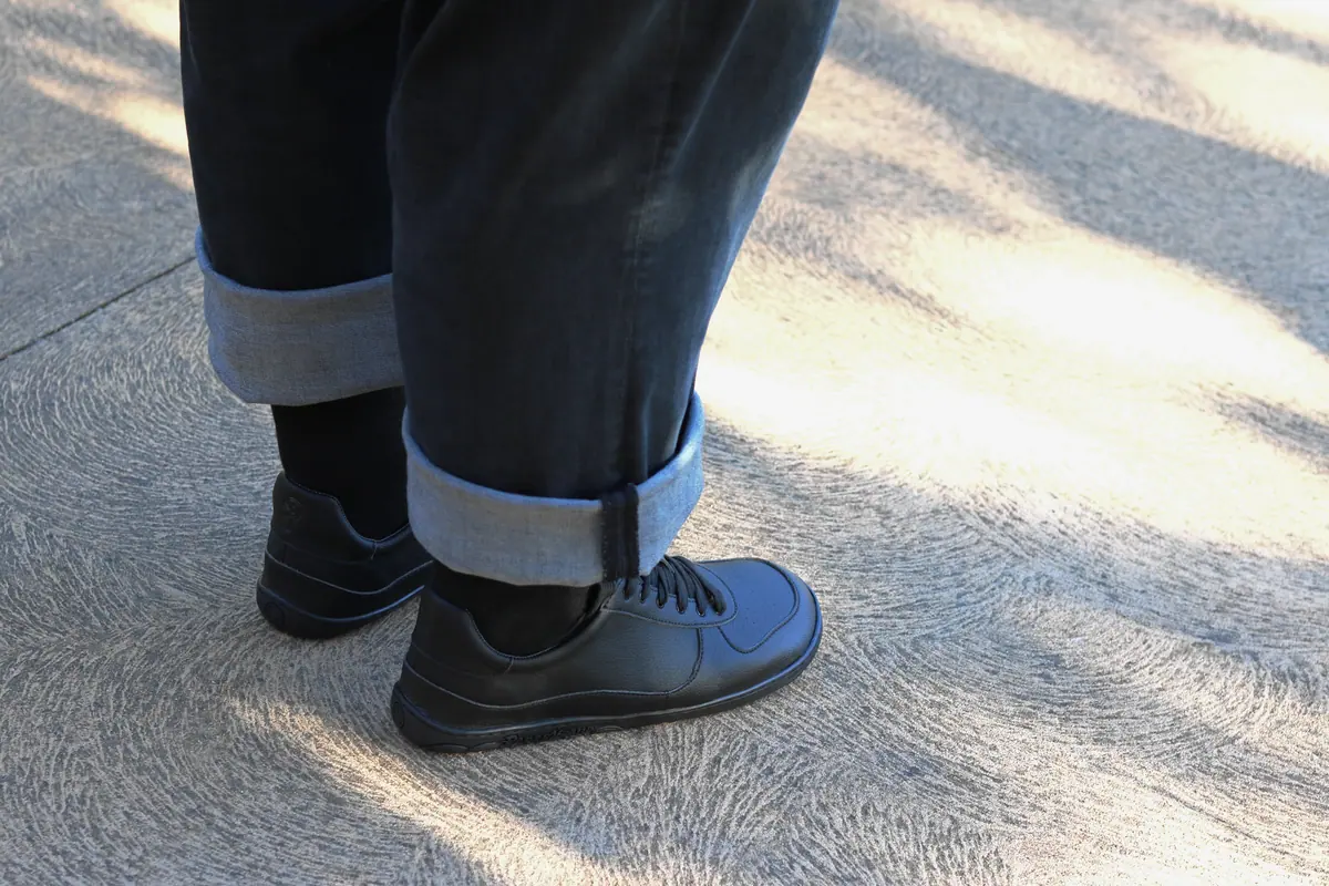 Босоногие кеды Paperkrane BLACK LOW — детские, фото 6