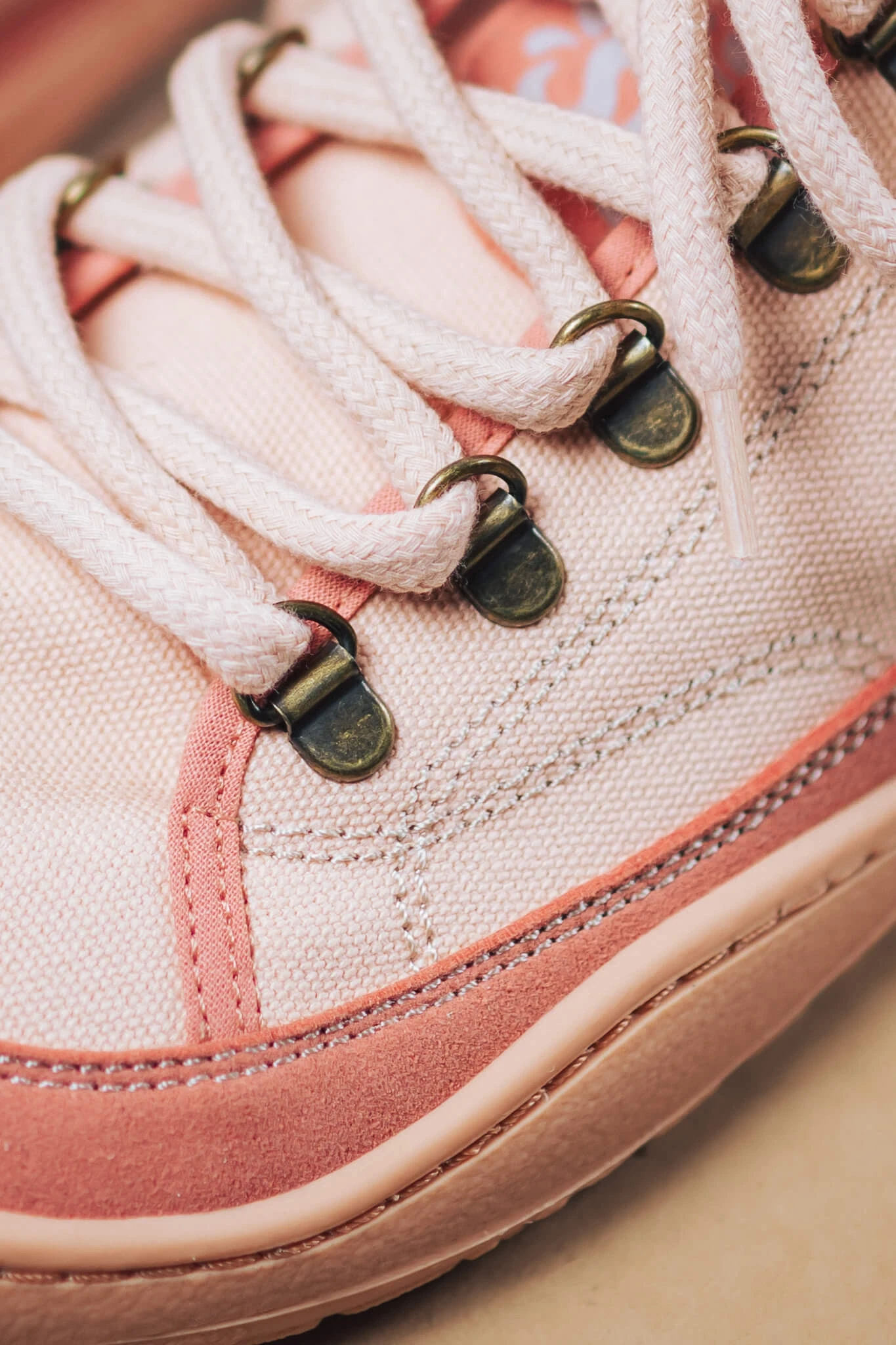 Босоногие кеды Sambas the bambas Peach — персиковые, фото 6