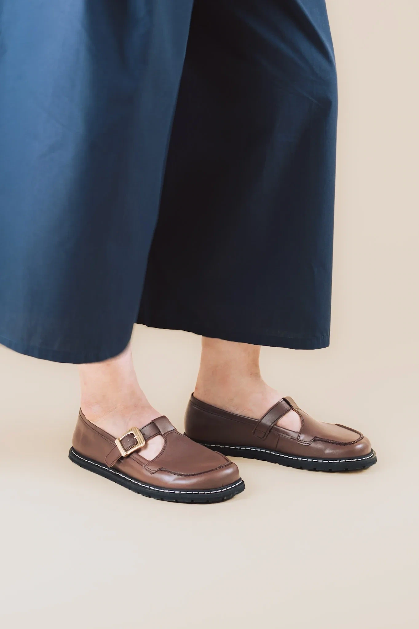 Босоногие туфли Sambas the bambas Gea — какао, фото 6