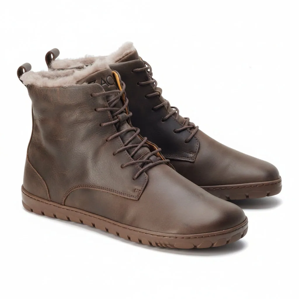 Мужские ботинки ZAQQ QUINTIC Winter Brown (коричневый цвет)