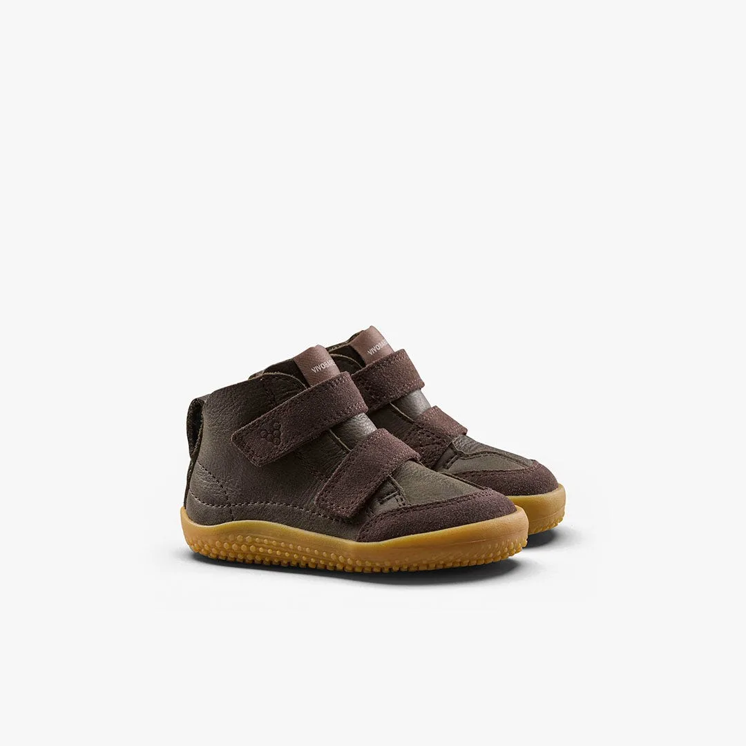 Ботинки Vivobarefoot Gobi Boot — для малышей, коричневый, фото 4